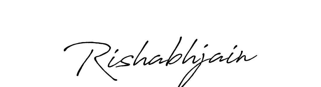 The best way (Antro_Vectra_Bolder) to make a short signature is to pick only two or three words in your name. The name Rishabhjain include a total of six letters. For converting this name. Rishabhjain signature style 7 images and pictures png