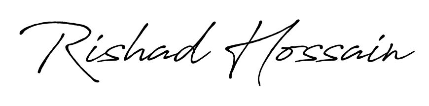 Similarly Antro_Vectra_Bolder is the best handwritten signature design. Signature creator online. You can use it as an online autograph creator for name Rishad Hossain. Rishad Hossain signature style 7 images and pictures png