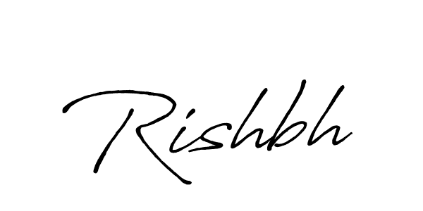 Design your own signature with our free online signature maker. With this signature software, you can create a handwritten (Antro_Vectra_Bolder) signature for name Rishbh. Rishbh signature style 7 images and pictures png