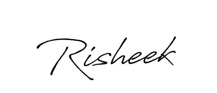 Once you've used our free online signature maker to create your best signature Antro_Vectra_Bolder style, it's time to enjoy all of the benefits that Risheek name signing documents. Risheek signature style 7 images and pictures png