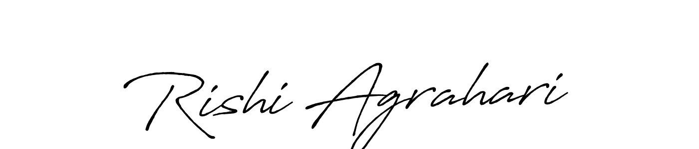 Here are the top 10 professional signature styles for the name Rishi Agrahari. These are the best autograph styles you can use for your name. Rishi Agrahari signature style 7 images and pictures png