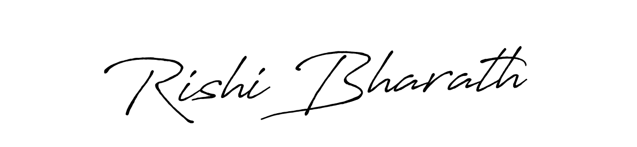 Also we have Rishi Bharath name is the best signature style. Create professional handwritten signature collection using Antro_Vectra_Bolder autograph style. Rishi Bharath signature style 7 images and pictures png