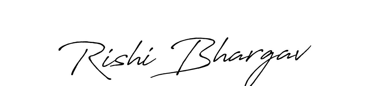 How to make Rishi Bhargav signature? Antro_Vectra_Bolder is a professional autograph style. Create handwritten signature for Rishi Bhargav name. Rishi Bhargav signature style 7 images and pictures png