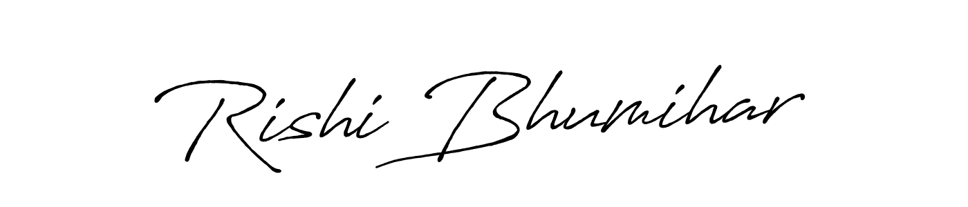 You should practise on your own different ways (Antro_Vectra_Bolder) to write your name (Rishi Bhumihar) in signature. don't let someone else do it for you. Rishi Bhumihar signature style 7 images and pictures png