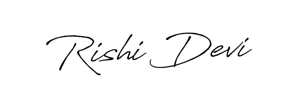 Design your own signature with our free online signature maker. With this signature software, you can create a handwritten (Antro_Vectra_Bolder) signature for name Rishi Devi. Rishi Devi signature style 7 images and pictures png