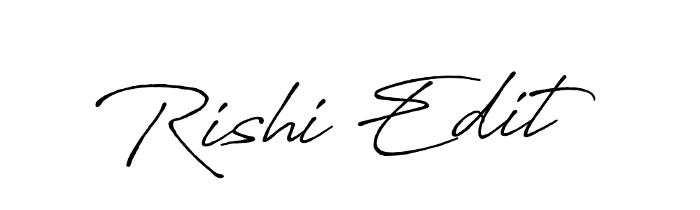 Similarly Antro_Vectra_Bolder is the best handwritten signature design. Signature creator online .You can use it as an online autograph creator for name Rishi Edit. Rishi Edit signature style 7 images and pictures png