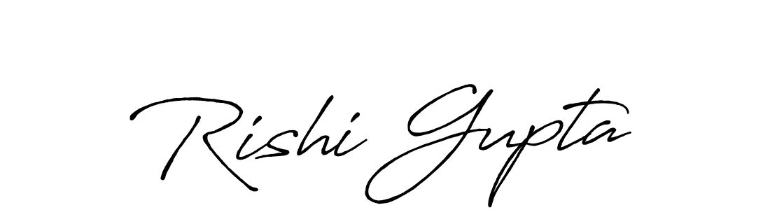 Use a signature maker to create a handwritten signature online. With this signature software, you can design (Antro_Vectra_Bolder) your own signature for name Rishi Gupta. Rishi Gupta signature style 7 images and pictures png