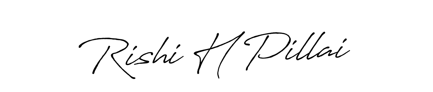 You should practise on your own different ways (Antro_Vectra_Bolder) to write your name (Rishi H Pillai) in signature. don't let someone else do it for you. Rishi H Pillai signature style 7 images and pictures png