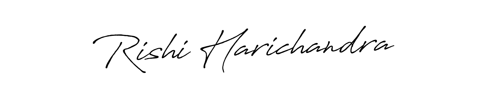 Also we have Rishi Harichandra name is the best signature style. Create professional handwritten signature collection using Antro_Vectra_Bolder autograph style. Rishi Harichandra signature style 7 images and pictures png