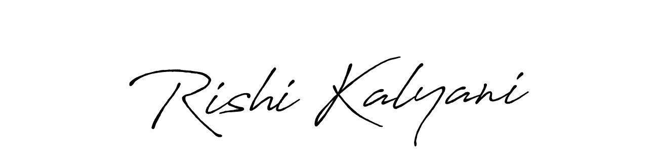 How to make Rishi Kalyani signature? Antro_Vectra_Bolder is a professional autograph style. Create handwritten signature for Rishi Kalyani name. Rishi Kalyani signature style 7 images and pictures png