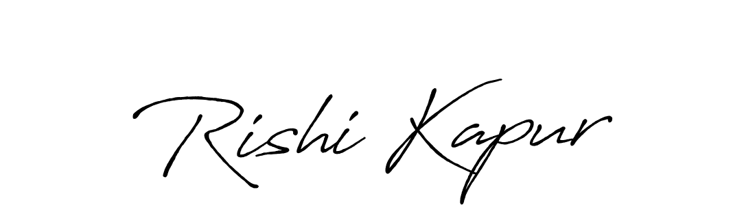 Design your own signature with our free online signature maker. With this signature software, you can create a handwritten (Antro_Vectra_Bolder) signature for name Rishi Kapur. Rishi Kapur signature style 7 images and pictures png