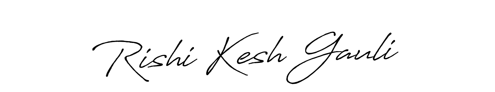 This is the best signature style for the Rishi Kesh Gauli name. Also you like these signature font (Antro_Vectra_Bolder). Mix name signature. Rishi Kesh Gauli signature style 7 images and pictures png
