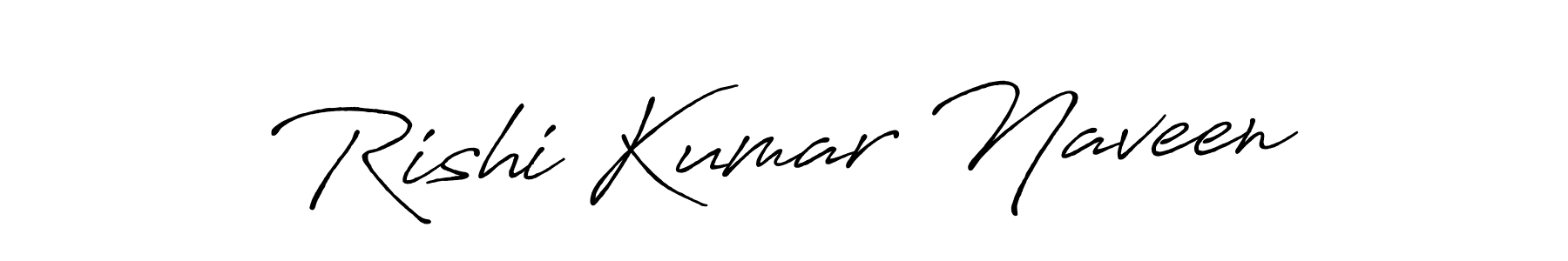 Design your own signature with our free online signature maker. With this signature software, you can create a handwritten (Antro_Vectra_Bolder) signature for name Rishi Kumar Naveen. Rishi Kumar Naveen signature style 7 images and pictures png