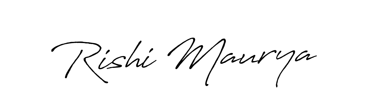 This is the best signature style for the Rishi Maurya name. Also you like these signature font (Antro_Vectra_Bolder). Mix name signature. Rishi Maurya signature style 7 images and pictures png