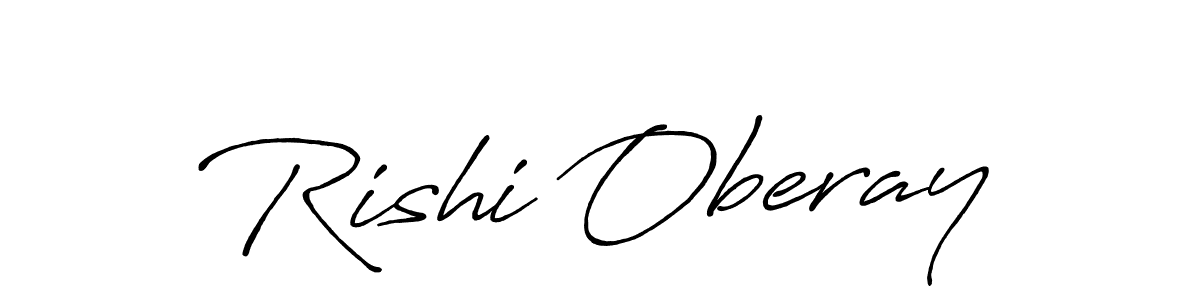 Make a short Rishi Oberay signature style. Manage your documents anywhere anytime using Antro_Vectra_Bolder. Create and add eSignatures, submit forms, share and send files easily. Rishi Oberay signature style 7 images and pictures png