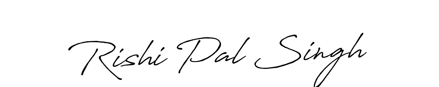 Design your own signature with our free online signature maker. With this signature software, you can create a handwritten (Antro_Vectra_Bolder) signature for name Rishi Pal Singh. Rishi Pal Singh signature style 7 images and pictures png