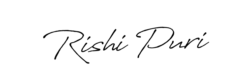 You should practise on your own different ways (Antro_Vectra_Bolder) to write your name (Rishi Puri) in signature. don't let someone else do it for you. Rishi Puri signature style 7 images and pictures png