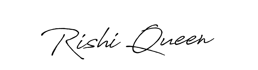 if you are searching for the best signature style for your name Rishi Queen. so please give up your signature search. here we have designed multiple signature styles  using Antro_Vectra_Bolder. Rishi Queen signature style 7 images and pictures png