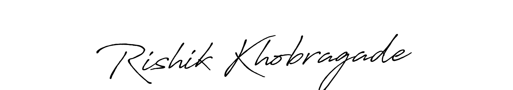 How to Draw Rishik Khobragade signature style? Antro_Vectra_Bolder is a latest design signature styles for name Rishik Khobragade. Rishik Khobragade signature style 7 images and pictures png