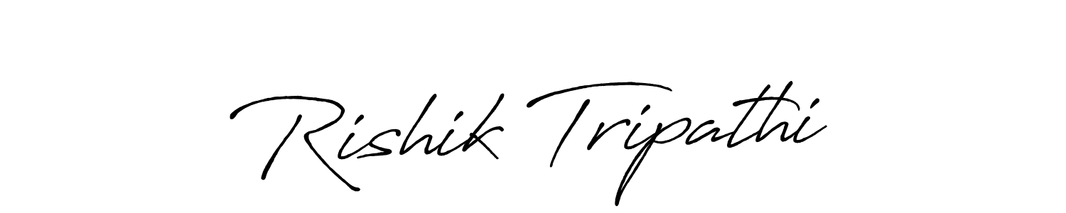 Similarly Antro_Vectra_Bolder is the best handwritten signature design. Signature creator online .You can use it as an online autograph creator for name Rishik Tripathi. Rishik Tripathi signature style 7 images and pictures png