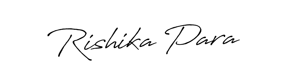 Make a short Rishika Para signature style. Manage your documents anywhere anytime using Antro_Vectra_Bolder. Create and add eSignatures, submit forms, share and send files easily. Rishika Para signature style 7 images and pictures png