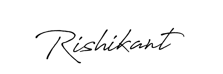 The best way (Antro_Vectra_Bolder) to make a short signature is to pick only two or three words in your name. The name Rishikant include a total of six letters. For converting this name. Rishikant signature style 7 images and pictures png