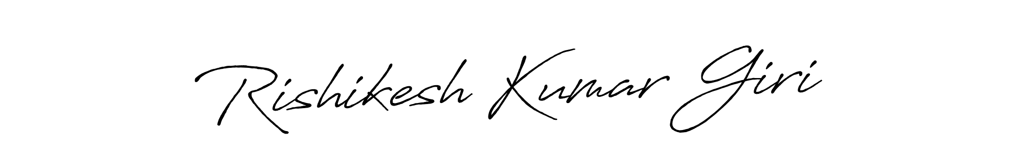 The best way (Antro_Vectra_Bolder) to make a short signature is to pick only two or three words in your name. The name Rishikesh Kumar Giri include a total of six letters. For converting this name. Rishikesh Kumar Giri signature style 7 images and pictures png