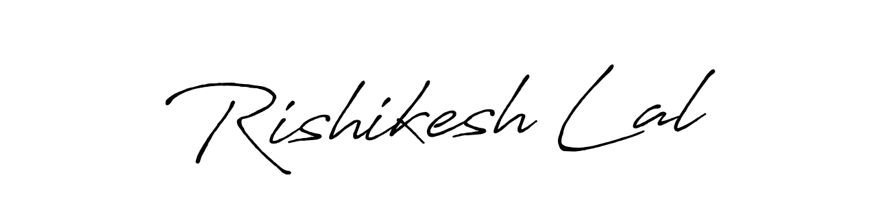 Rishikesh Lal stylish signature style. Best Handwritten Sign (Antro_Vectra_Bolder) for my name. Handwritten Signature Collection Ideas for my name Rishikesh Lal. Rishikesh Lal signature style 7 images and pictures png