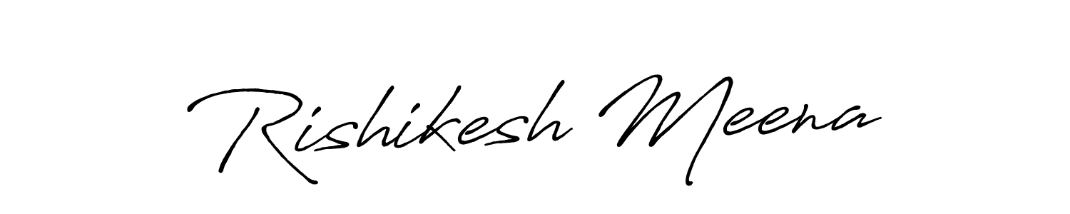 Make a short Rishikesh Meena signature style. Manage your documents anywhere anytime using Antro_Vectra_Bolder. Create and add eSignatures, submit forms, share and send files easily. Rishikesh Meena signature style 7 images and pictures png