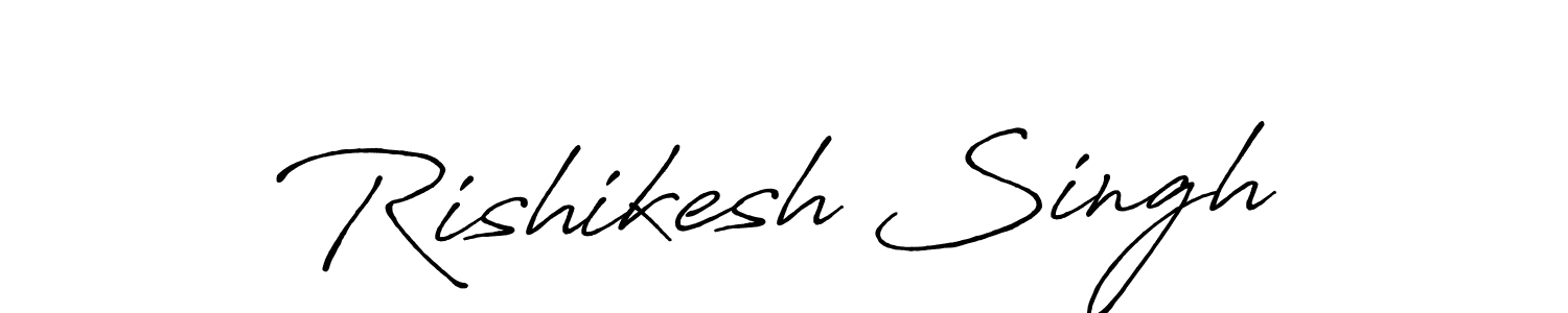 How to make Rishikesh Singh signature? Antro_Vectra_Bolder is a professional autograph style. Create handwritten signature for Rishikesh Singh name. Rishikesh Singh signature style 7 images and pictures png