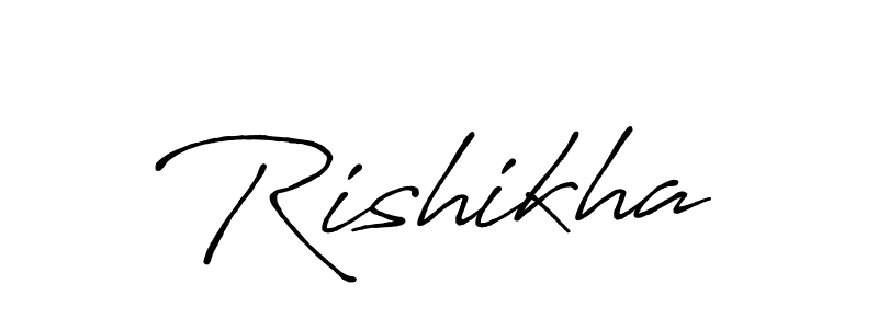 Best and Professional Signature Style for Rishikha. Antro_Vectra_Bolder Best Signature Style Collection. Rishikha signature style 7 images and pictures png