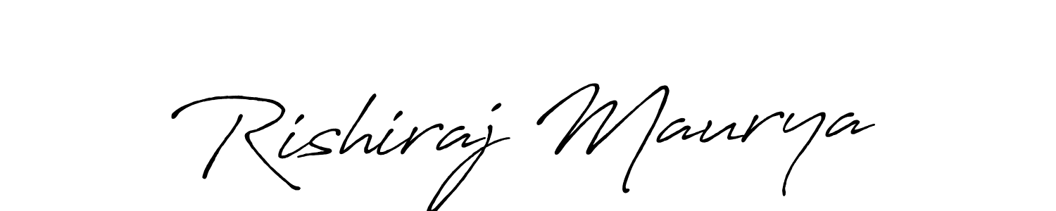 Antro_Vectra_Bolder is a professional signature style that is perfect for those who want to add a touch of class to their signature. It is also a great choice for those who want to make their signature more unique. Get Rishiraj Maurya name to fancy signature for free. Rishiraj Maurya signature style 7 images and pictures png