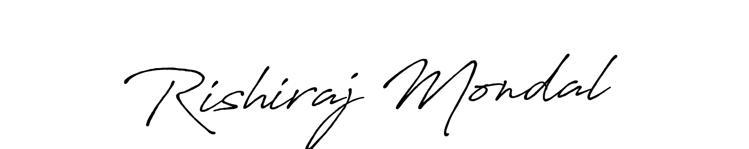 The best way (Antro_Vectra_Bolder) to make a short signature is to pick only two or three words in your name. The name Rishiraj Mondal include a total of six letters. For converting this name. Rishiraj Mondal signature style 7 images and pictures png