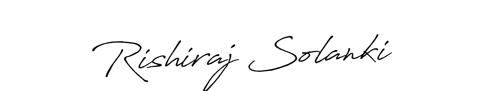 Rishiraj Solanki stylish signature style. Best Handwritten Sign (Antro_Vectra_Bolder) for my name. Handwritten Signature Collection Ideas for my name Rishiraj Solanki. Rishiraj Solanki signature style 7 images and pictures png