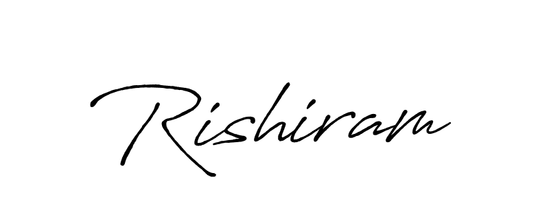 Also we have Rishiram name is the best signature style. Create professional handwritten signature collection using Antro_Vectra_Bolder autograph style. Rishiram signature style 7 images and pictures png