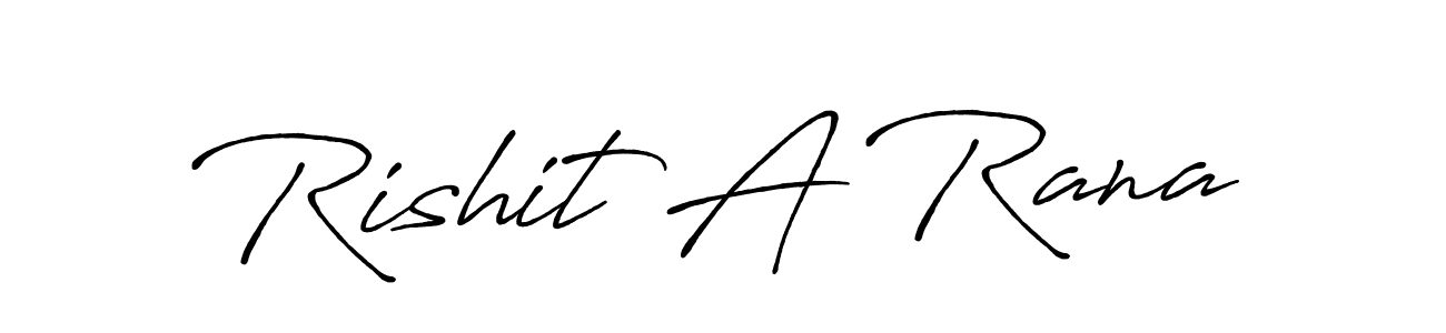 Make a beautiful signature design for name Rishit A Rana. Use this online signature maker to create a handwritten signature for free. Rishit A Rana signature style 7 images and pictures png