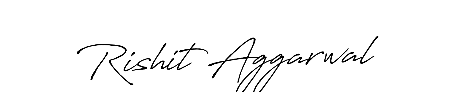 Also we have Rishit Aggarwal name is the best signature style. Create professional handwritten signature collection using Antro_Vectra_Bolder autograph style. Rishit Aggarwal signature style 7 images and pictures png