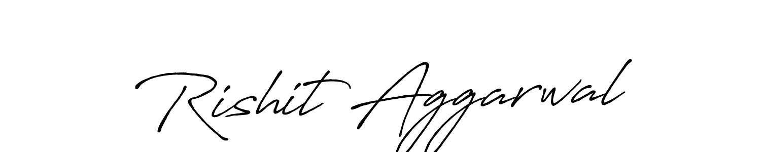 The best way (Antro_Vectra_Bolder) to make a short signature is to pick only two or three words in your name. The name Rishit Aggarwal include a total of six letters. For converting this name. Rishit Aggarwal signature style 7 images and pictures png