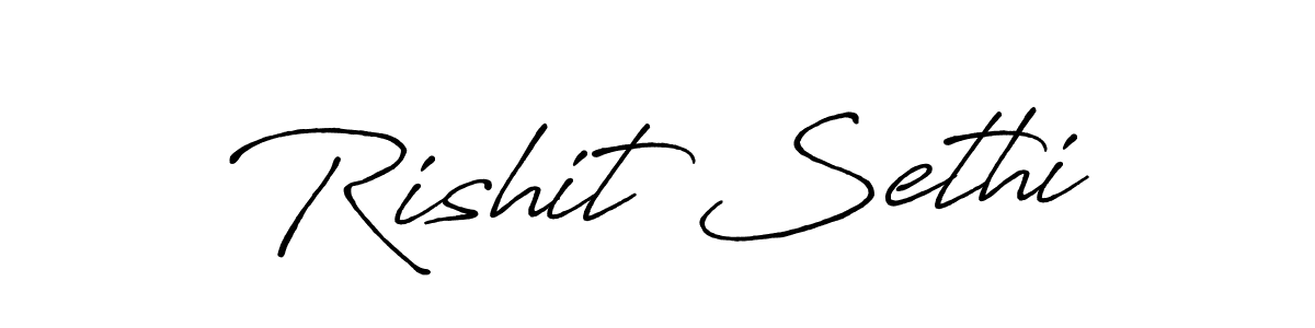 Also You can easily find your signature by using the search form. We will create Rishit Sethi name handwritten signature images for you free of cost using Antro_Vectra_Bolder sign style. Rishit Sethi signature style 7 images and pictures png