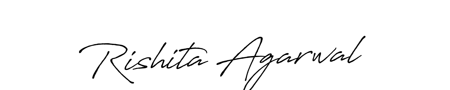 This is the best signature style for the Rishita Agarwal name. Also you like these signature font (Antro_Vectra_Bolder). Mix name signature. Rishita Agarwal signature style 7 images and pictures png