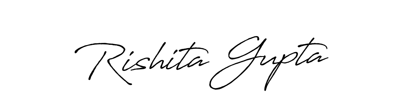 How to Draw Rishita Gupta signature style? Antro_Vectra_Bolder is a latest design signature styles for name Rishita Gupta. Rishita Gupta signature style 7 images and pictures png