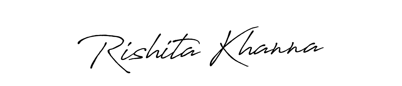 Also You can easily find your signature by using the search form. We will create Rishita Khanna name handwritten signature images for you free of cost using Antro_Vectra_Bolder sign style. Rishita Khanna signature style 7 images and pictures png