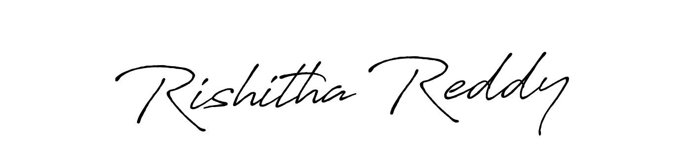 It looks lik you need a new signature style for name Rishitha Reddy. Design unique handwritten (Antro_Vectra_Bolder) signature with our free signature maker in just a few clicks. Rishitha Reddy signature style 7 images and pictures png