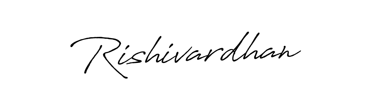 Rishivardhan stylish signature style. Best Handwritten Sign (Antro_Vectra_Bolder) for my name. Handwritten Signature Collection Ideas for my name Rishivardhan. Rishivardhan signature style 7 images and pictures png