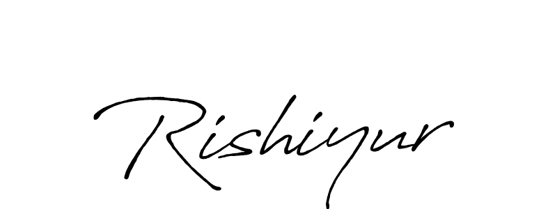 Also we have Rishiyur name is the best signature style. Create professional handwritten signature collection using Antro_Vectra_Bolder autograph style. Rishiyur signature style 7 images and pictures png