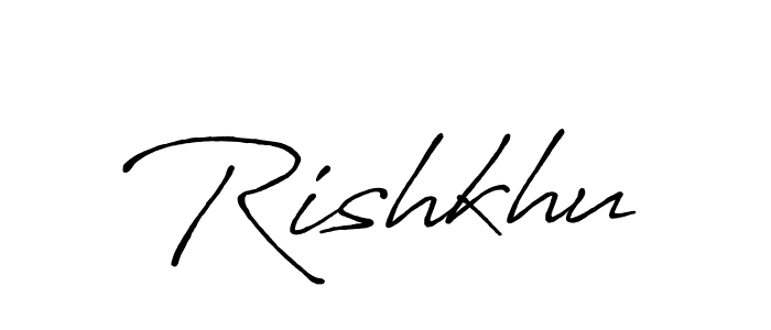 Also You can easily find your signature by using the search form. We will create Rishkhu name handwritten signature images for you free of cost using Antro_Vectra_Bolder sign style. Rishkhu signature style 7 images and pictures png