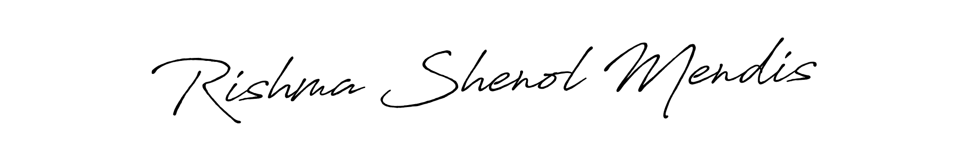 You can use this online signature creator to create a handwritten signature for the name Rishma Shenol Mendis. This is the best online autograph maker. Rishma Shenol Mendis signature style 7 images and pictures png