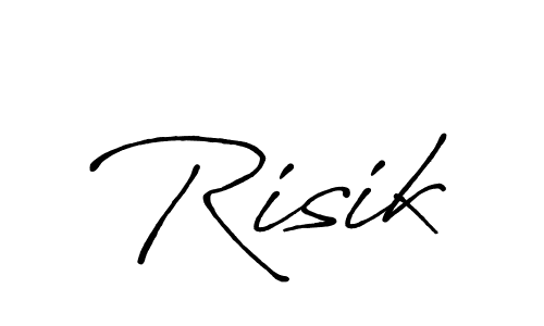 Similarly Antro_Vectra_Bolder is the best handwritten signature design. Signature creator online .You can use it as an online autograph creator for name Risik. Risik signature style 7 images and pictures png