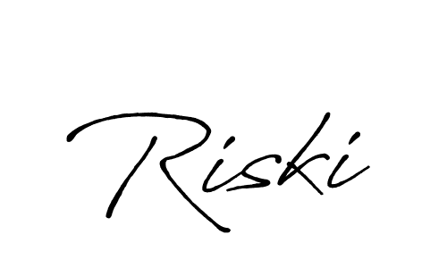 Antro_Vectra_Bolder is a professional signature style that is perfect for those who want to add a touch of class to their signature. It is also a great choice for those who want to make their signature more unique. Get Riski name to fancy signature for free. Riski signature style 7 images and pictures png