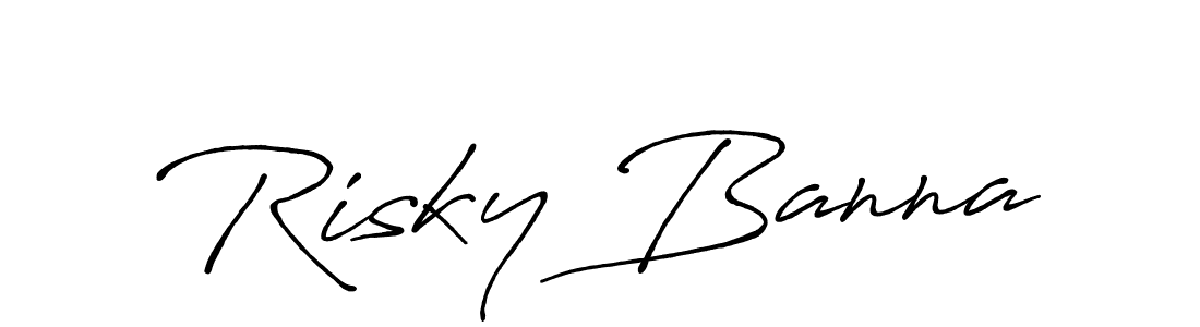 How to Draw Risky Banna signature style? Antro_Vectra_Bolder is a latest design signature styles for name Risky Banna. Risky Banna signature style 7 images and pictures png